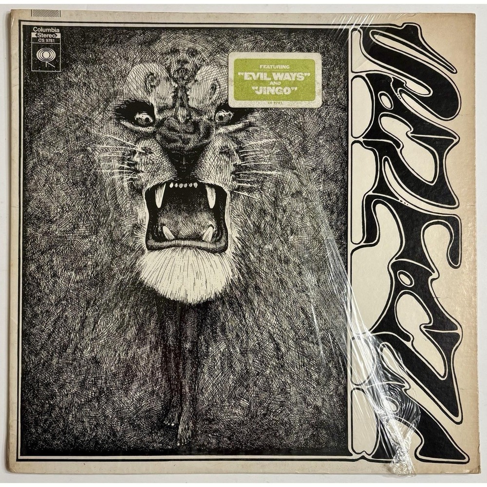 Santana - Self-Titled Debut 1st Vinyl LP Columbia CS 9781 2-Eye w/ Hype Sticker